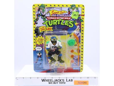 Slap Shot Leo Teenage Mutant Ninja Turtle TMNT 1991 Playmates NEW MOSC SEALED
