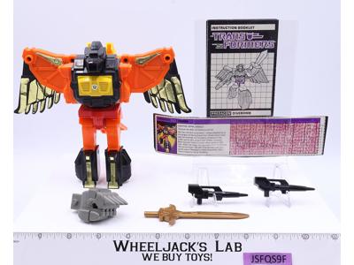 Divebomb Predaking 100% Complete 1986 G1 Transformers Action Figure