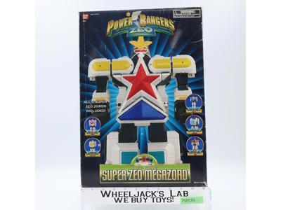 Deluxe Super Zeo Megazord W/BOX & INSERT 100% Complete Power Rangers 1995