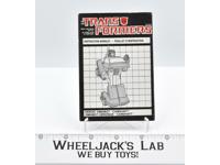 Camshaft Instruction Manual Booklet CANADIAN 1984 Hasbro G1 Transformers