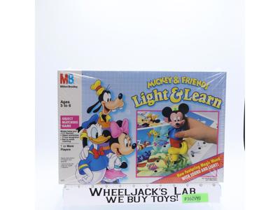 Mickey and Friends Light & Learn Disney 1986 Milton Bradley NEW SEALED
