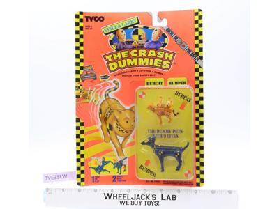 Hubcat & Bumper The Incredible Crash Dummies 1991 Tyco NEW SEALED MOSC