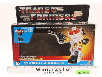 Silverbolt EMPTY BOX 1986 Vintage G1 Transformers Action Figure
