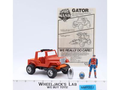 Gator W/ Hayes 100% Complete 1985 MASK M.A.S.K. Kenner Action Figure