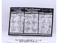 Predacon Tripredacus Beast Wars Instruction Manual Hasbro Transformers