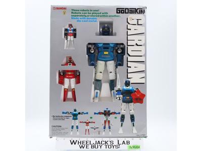 Gardian 100% Complete W Box Godaikin 1982 Bandai Popy Chogokin