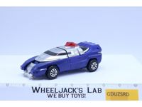 Police Car Zord Turbo Deluxe Power Rangers 1997 Bandai Action Figure Blue #2