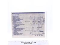 Mauler M.B.T. 1985 ORIGINAL Instructions Blueprints G.I. Joe Hasbro Vehicle