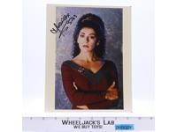 Counselor Deanna Troi Star Trek Marina Sirtis AUTOGRAPHED 8 x 10 Picture