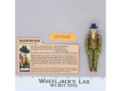 Wild Bill V1 100% Complete G.I. Joe 1983 Hasbro Vintage Action Figure