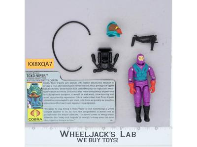 Toxo-Viper V1 100% Complete 1988 G.I. Joe Hasbro Vintage Action Figure