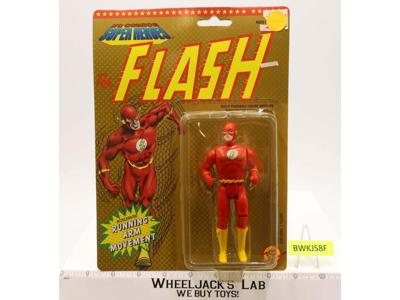 The Flash Super Heroes DC Comics 1990 NEW MOSC Vintage Toybiz