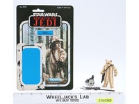 Logray Ewok 100% Complete 65 Back-B Star Wars ROTJ 1983 Kenner Figure NO REPRO