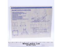 Swamp Skier 1984 ORIGINAL Instructions/ Blueprints G.I. Joe Hasbro Action Figure