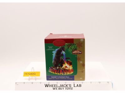 Godzilla is Coming to Town Godzilla Origins 2005 Heirloom Christmas Ornament