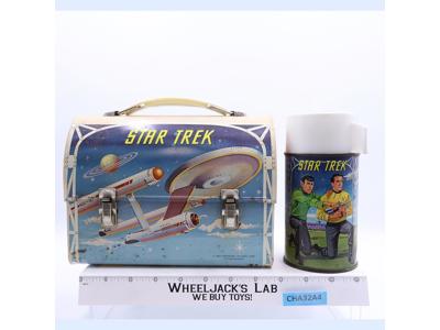 Star Trek Metal Dome Lunch Box 1968 Aladdin Vintage w/ THERMOS