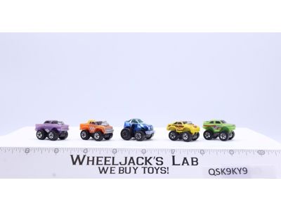 Lot of 5 Micro Machines Monster Trucks 1980's Vintage Galoob 4x4