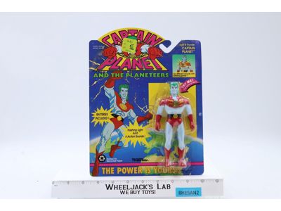 Light & Thunder Captain Planet 1991 Tiger Toys NEW MOSC SEALED