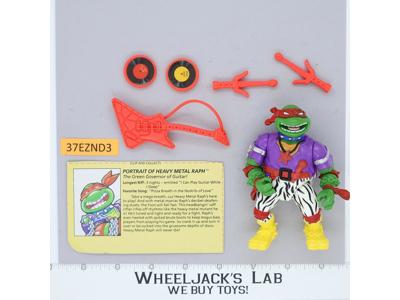 Heavy Metal Raph 100% Complete Teenage Mutant Ninja Turtle TMNT 1991 Playmates