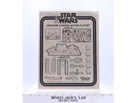 Creature Cantina Action Playset Parts List / Instructions Kenner 1977 Star Wars