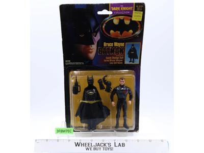 Bruce Wayne Quick Change Suit Batman 1990 Kenner NEW MOSC Vintage Action Figure