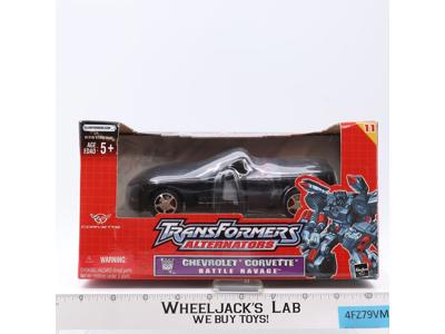 Battle Ravage Chevrolet Corvette Alternators 2004 Hasbro Transformers NEW MISB