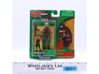 Duke W /Mission Disc GI Joe vs Cobra Spytroops 2003 Hasbro NEW SEALED