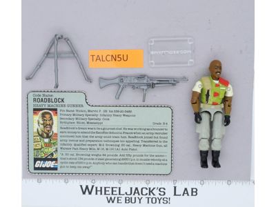 Roadblock V2 100% Complete G.I. Joe 1986 Hasbro Vintage Action Figure