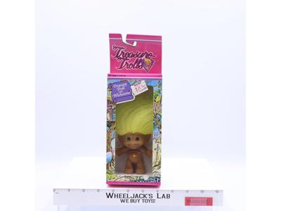 Treasure Trolls Yellow Hair w/ Wishstone 1991 Ace Novelty Co NEW MIB Unopened