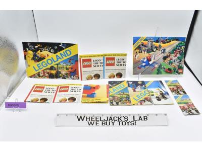 Lot of 12 Lego Legoland Catalogs Look-books and Inserts