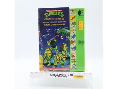 Invasion of the Robobugs Sound Story Teenage Mutant Ninja Turtles Golden SEALED