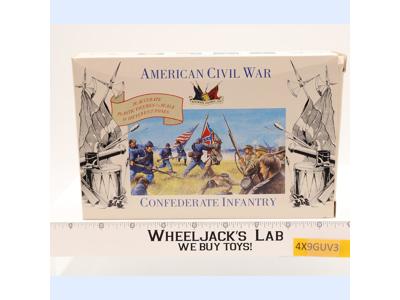 Confederate Infantry American Civil War 1/32 Scale Accurate Figures LTD. NEW
