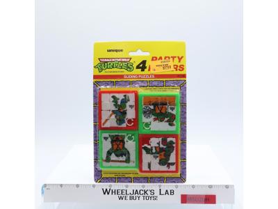Sliding Puzzles Party Favors Teenage Mutant Ninja Turtles 1989 Unique NEW SEALED