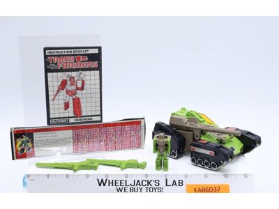 Hardhead Headmaster 100% Complete Vintage 1987 G1 Transformers Action Figure
