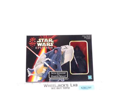 Sith Speeder and Darth Maul Star Wars Episode 1 1998 Hasbro Vehicle NEW SEALED