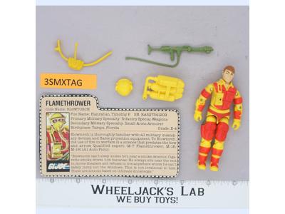Blowtorch V1 100% Complete G.I. Joe 1984 Hasbro Vintage Action Figure