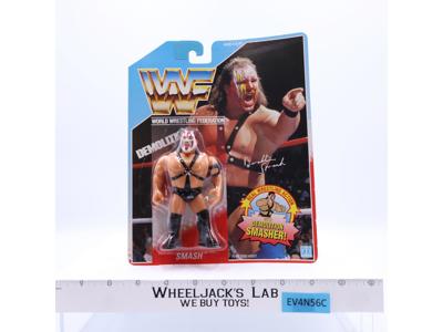 Demolition Smash WWF Wrestling 1990 Hasbro Action Figure NEW MOSC SEALED
