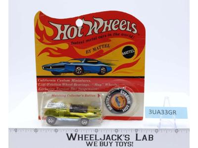 Yellow Peeping Bomb Hot Wheels Redline 1969 Mattel NEW MOSC SEALED