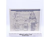 Cobra Night Attack 4-WD Stinger 1984 ORIGINAL Instructions Blueprints G.I. Joe