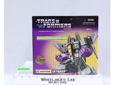 Skywarp Complete Commemorative Series Transformers Reissue 2002 Hasbro Figure