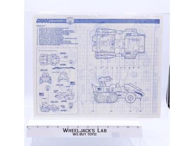 Tiger Cat 1988 ORIGINAL Instructions / Blueprints G.I. Joe Hasbro Vintage