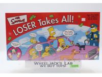The Simpsons Loser Takes All 2001 Rose Art Board Game NEW SEALED