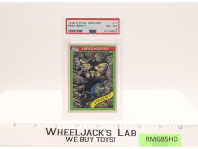 Hulk (Gray) #17 PSA GRADED 8 Marvel Universe 1990 Impel Trading Card
