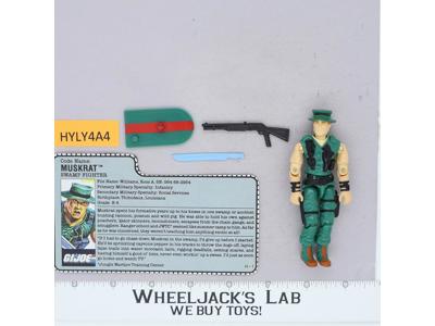 Muskrat V1 100% Complete 1987 G.I. Joe Hasbro Vintage Action Figure