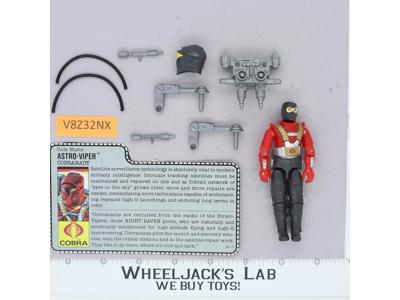 Astro Viper V1 100% Complete 1988 G.I. Joe Hasbro Vintage Action Figure
