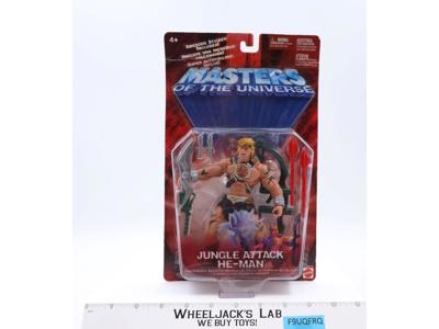 Jungle Attack He-Man 200X Masters Of The Universe MOTU 2002 Mattel NEW SEALED