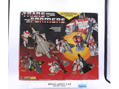 Superion 100% Complete W/Original Box & Insert 1986 Vintage G1 Transformers
