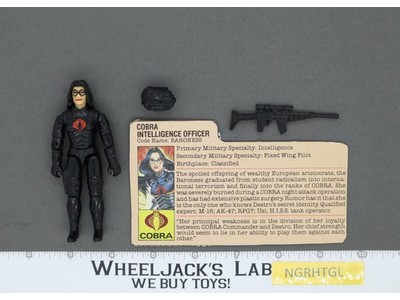 Baroness V1 100% Complete G.I. Joe 1984 Hasbro Vintage Action Figure