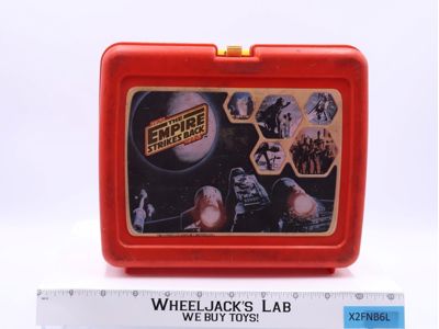 The Empire Strikes Back Red Plastic Lunch Box Star Wars 1980 Thermos Brand
