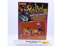 Voltron III Yellow Green Mighty Lion Robots Set W/Box Complete Matchbox 1984